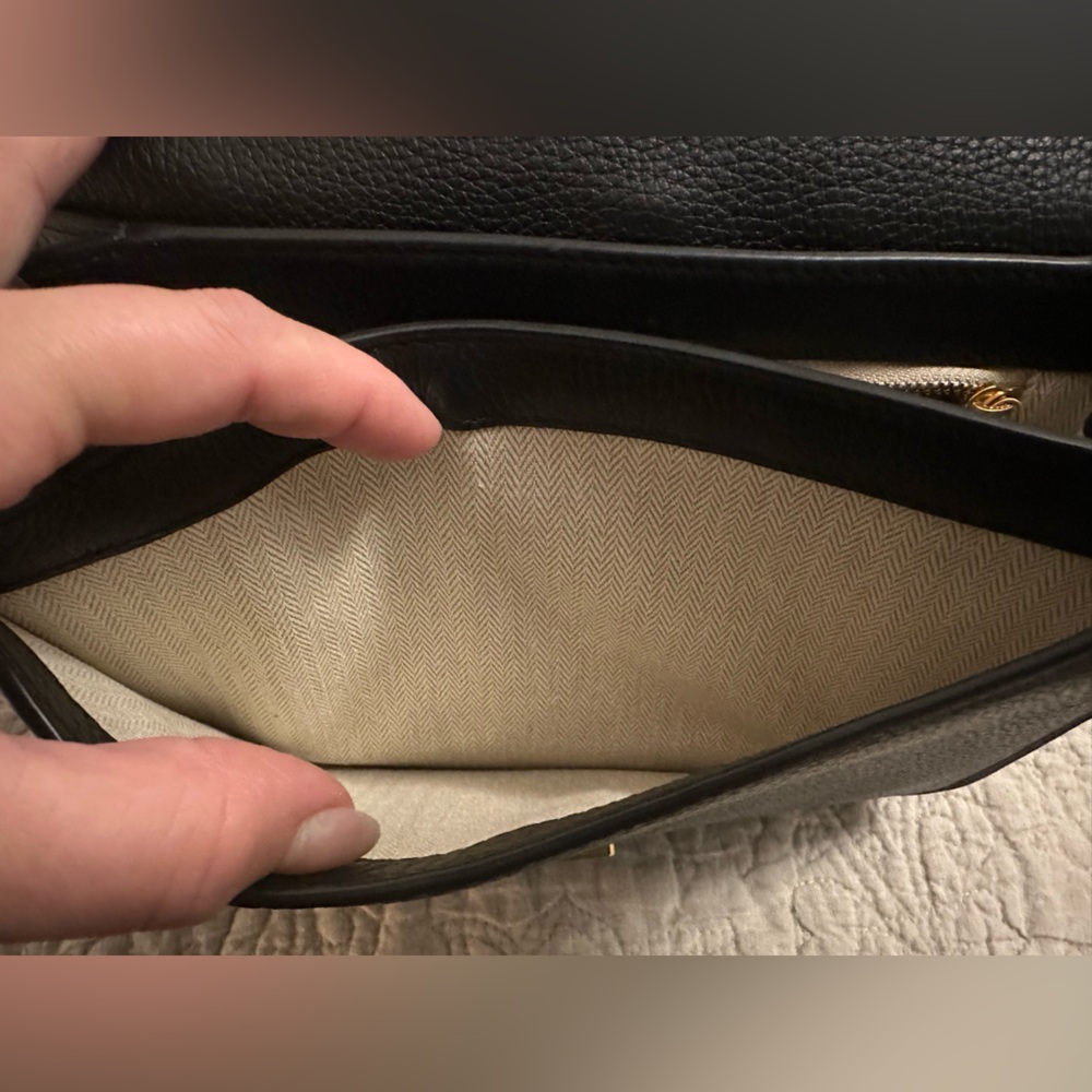 Tory Burch Black Leather Crossbody Bag - Picture 6 of 11
